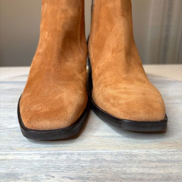 Rag & Bone Women's Axel Mid Boots‎ In Cinnamon Leather Suede $395 Size 8.5 - Picture 5 of 10